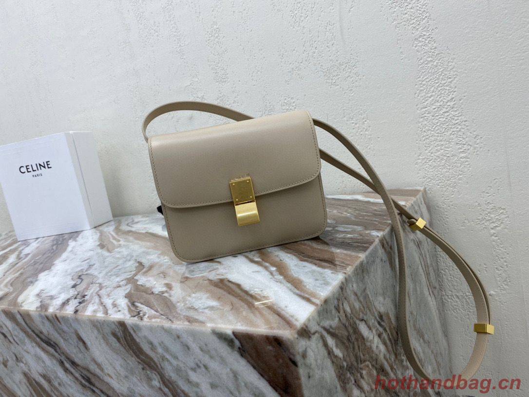 Celine Classic Box Teen Flap Bag Original Calfskin Leather 3379 Grey