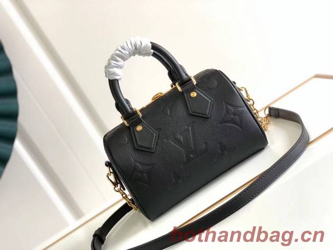 Louis Vuitton Monogram Empreinte SPEEDY BANDOULIERE 20 M58953 black