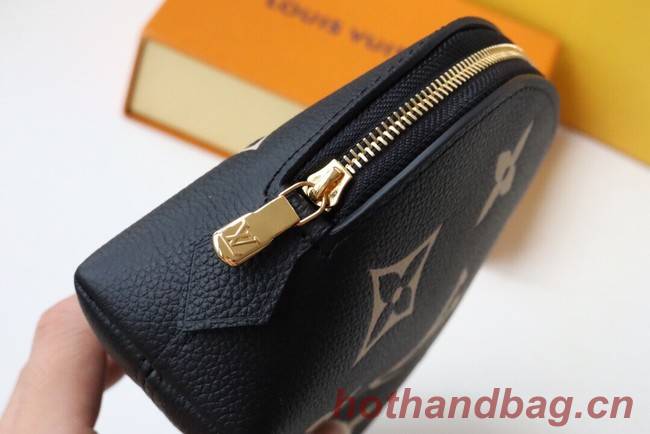 Louis Vuitton POCHETTE COSMETIQUE PM M59086 Black&Beige