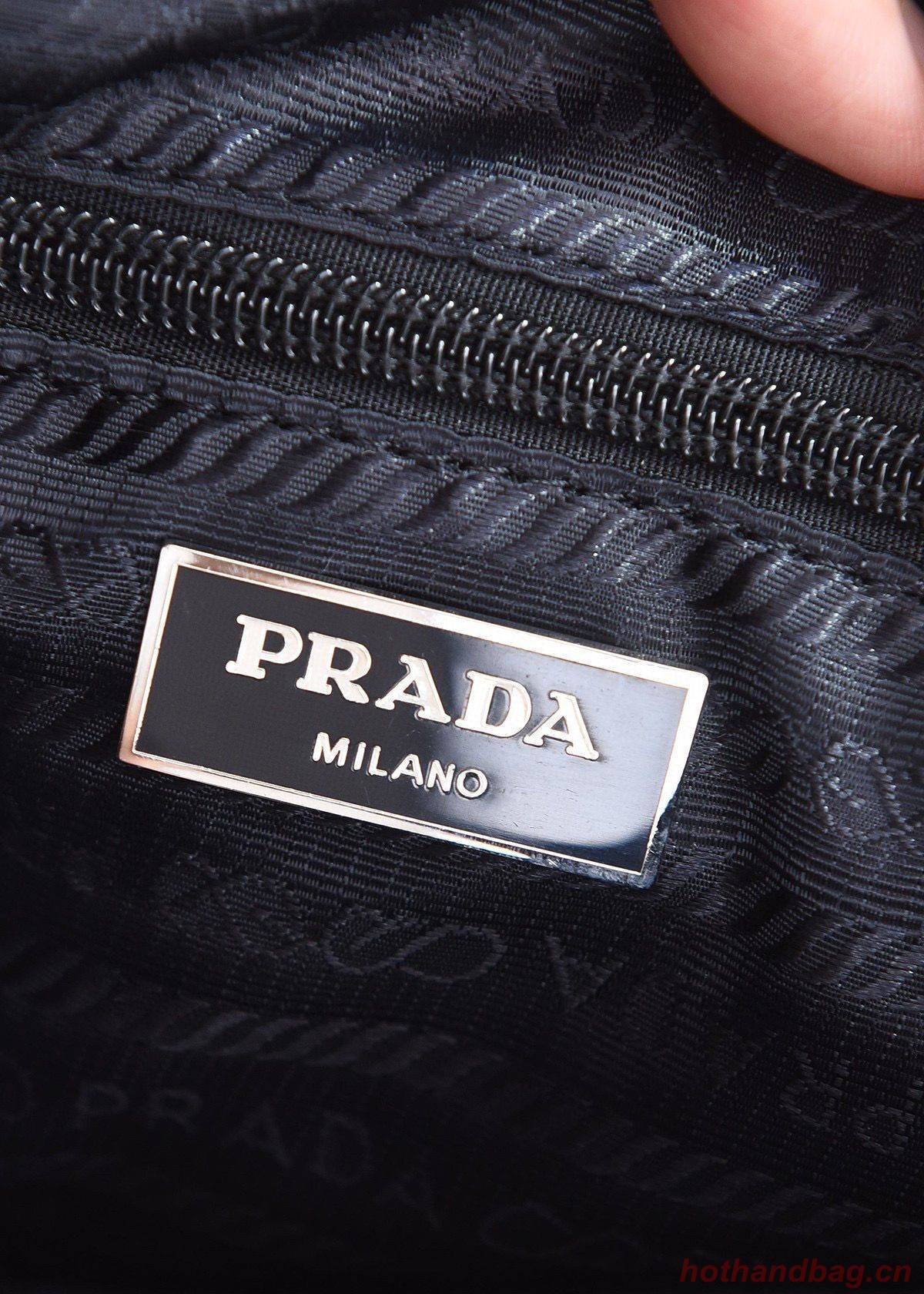 Prada Nylon Flap Messenger shoulder Bag PN1259 Black