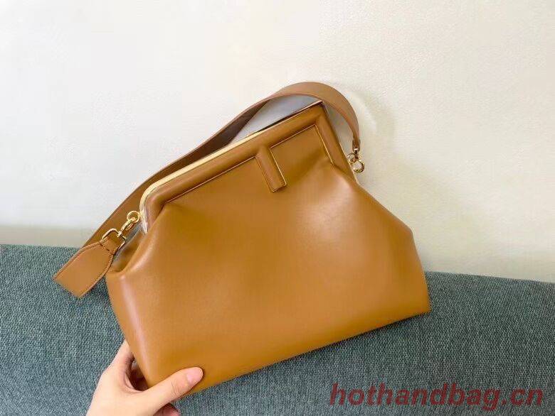 FENDI FIRST MEDIUM leather bag 8BP127AB brown