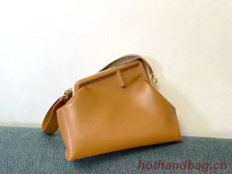 FENDI FIRST MEDIUM leather bag 8BP127AB brown