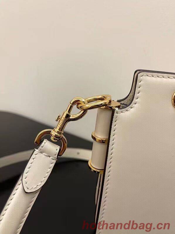 FENDI TOUCH leather bag 8BT349AHK2 white