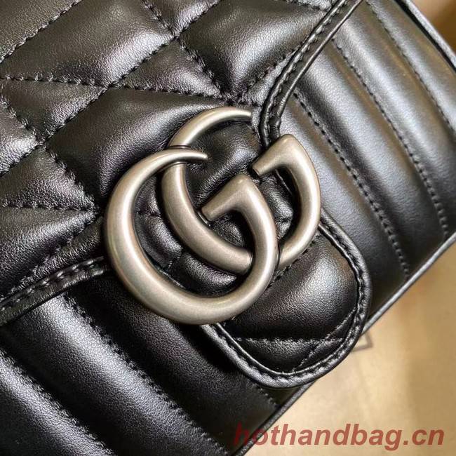 Gucci GG Marmont mini top handle bag 583571 black