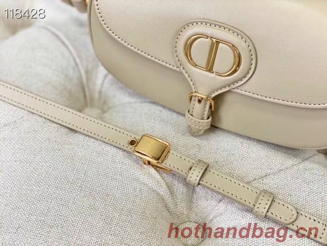 MEDIUM DIOR BOBBY BAG Warm Taupe Box Calfskin M9327 Beige