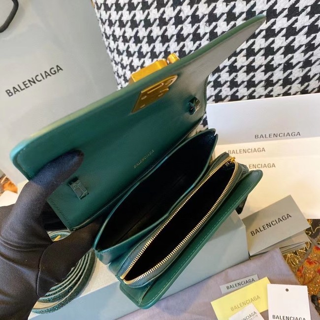 BurBerry Leather Shoulder Bag 80195 green