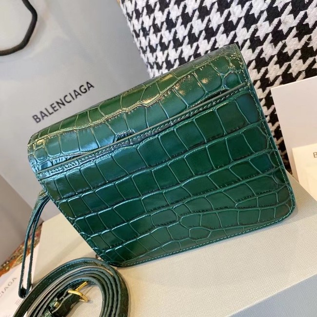 BurBerry Leather Shoulder Bag 80195 green