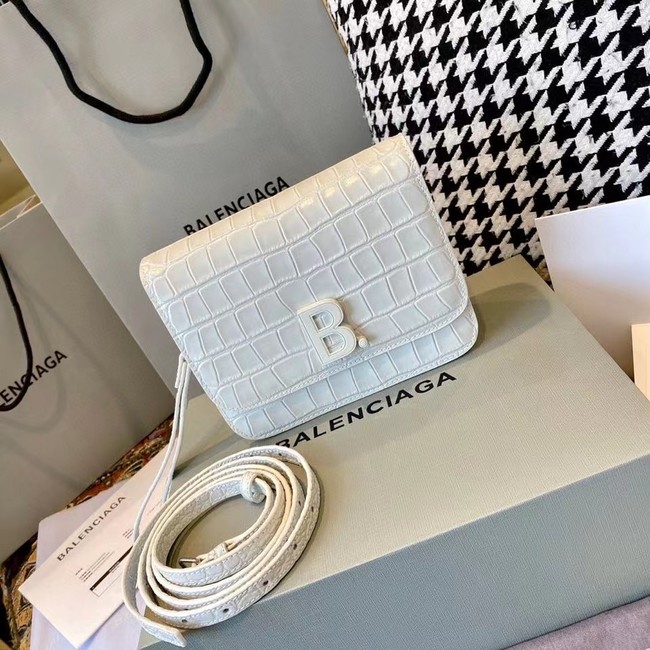 BurBerry Leather Shoulder Bag 80195 white