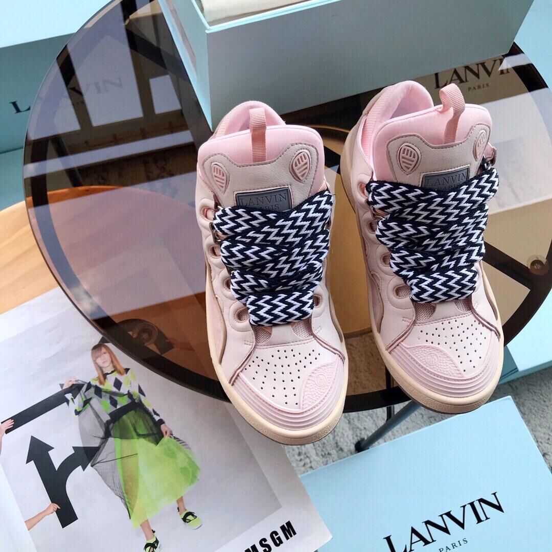 LANVIN x Gallery Department Graffiti Sneakers L896512 Pink