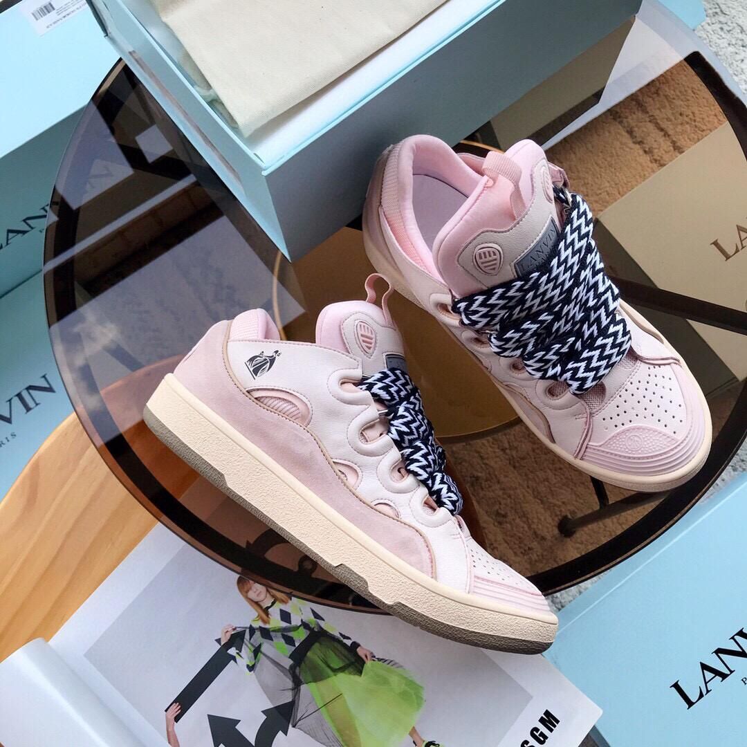 LANVIN x Gallery Department Graffiti Sneakers L896512 Pink