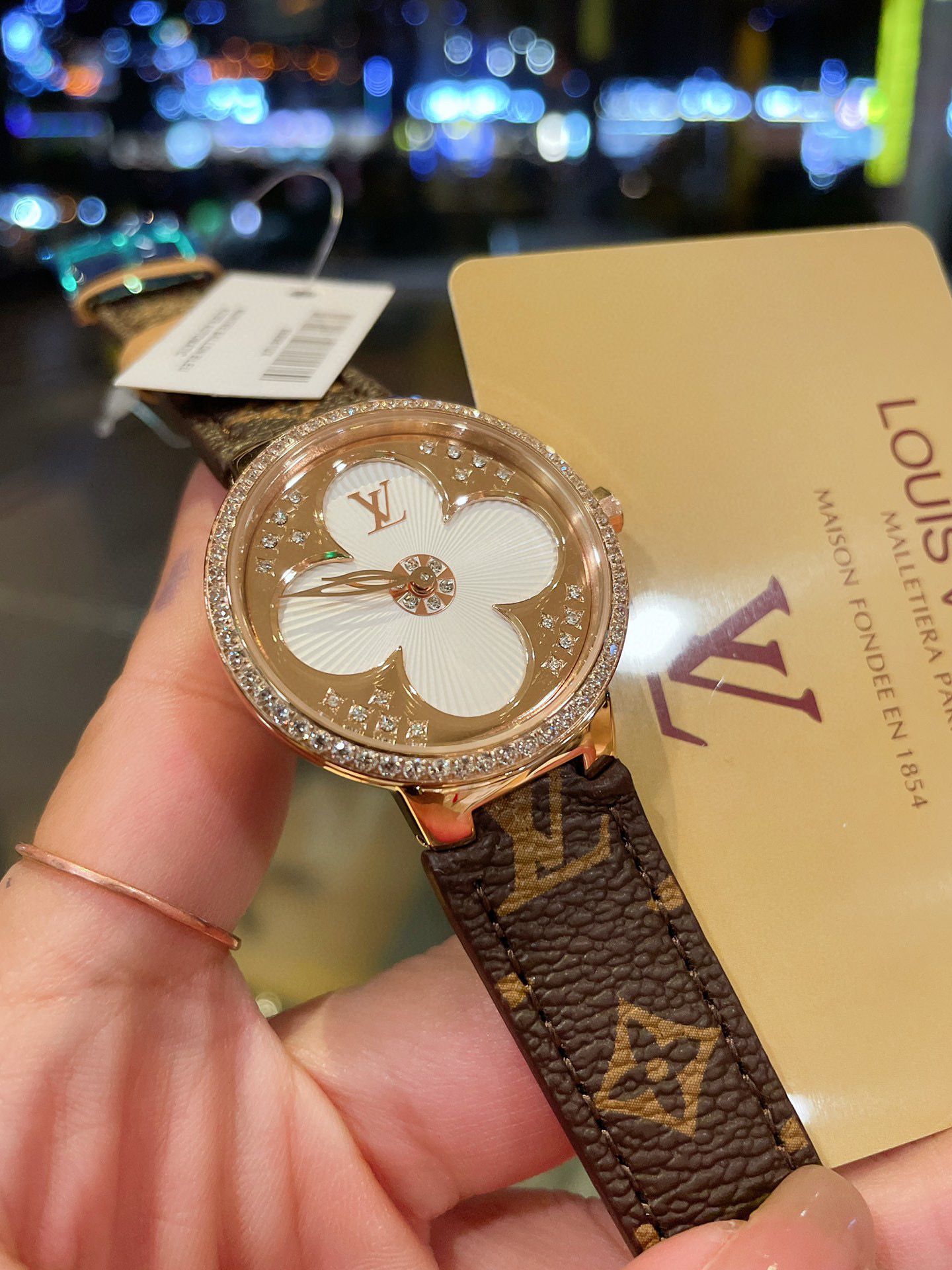 Louis Vuitton Tambour slim Monogran Watch 39mm LV20488