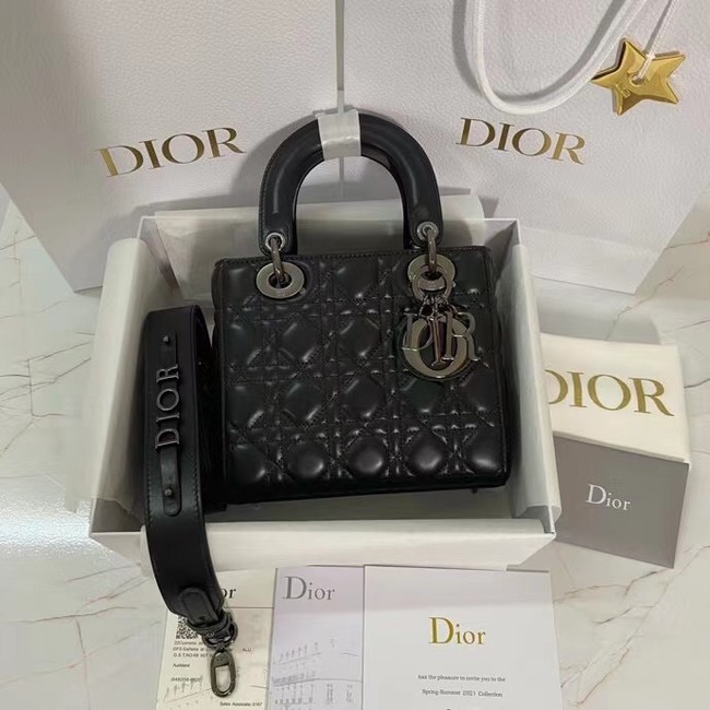 LADY DIOR MY ABCDIOR BAG Cannage Lambskin M0538I black