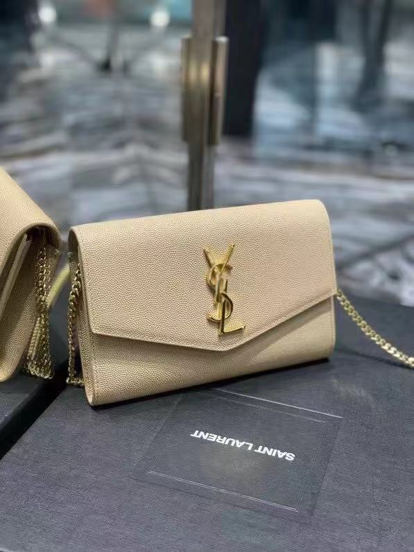 Yves Saint Laurent Calf leather cross-body bag Y707788 BEIGE