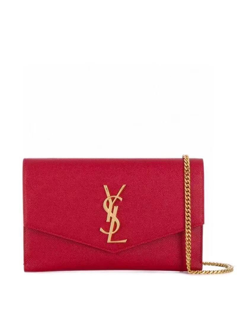 Yves Saint Laurent Calf leather cross-body bag Y707788 red