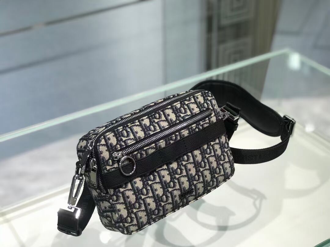 DIOR SMALL BOBBY BAG Embroidery C0992 black