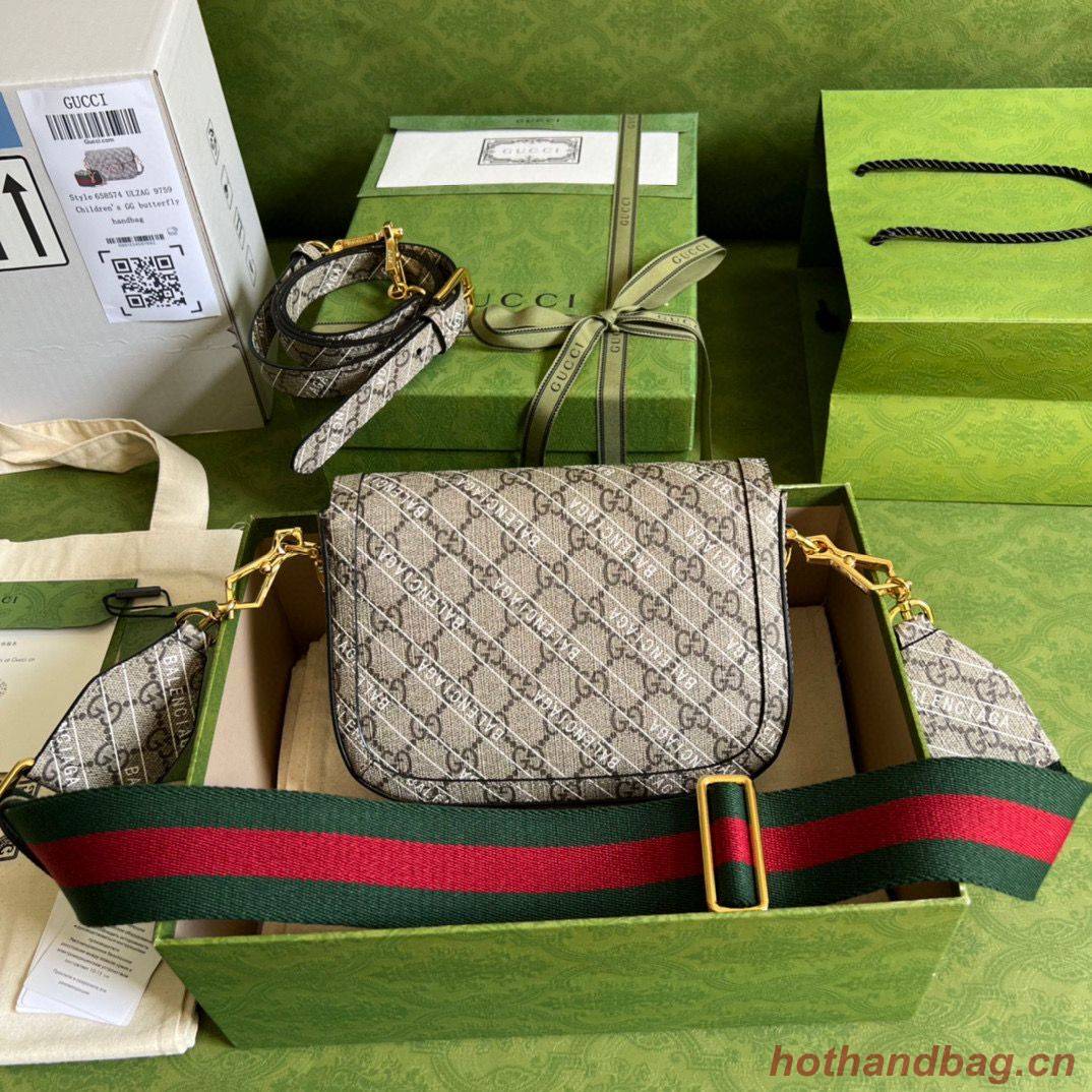 Gucci The Hacker Project GG Supreme Balenciaga LOGO 658574 Coffee