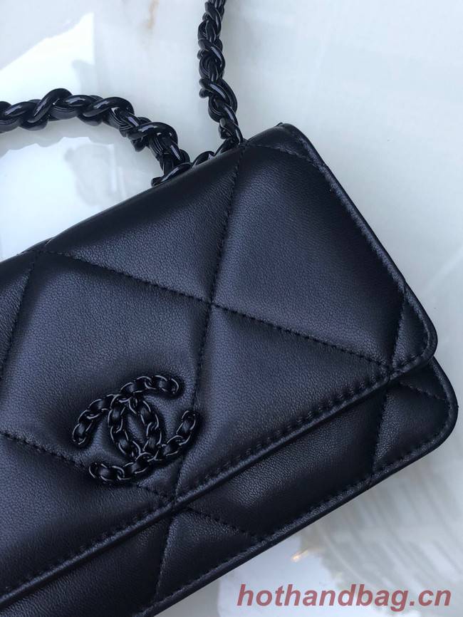 Chanel Flap Shoulder Bag mini Original leather AS0957 black