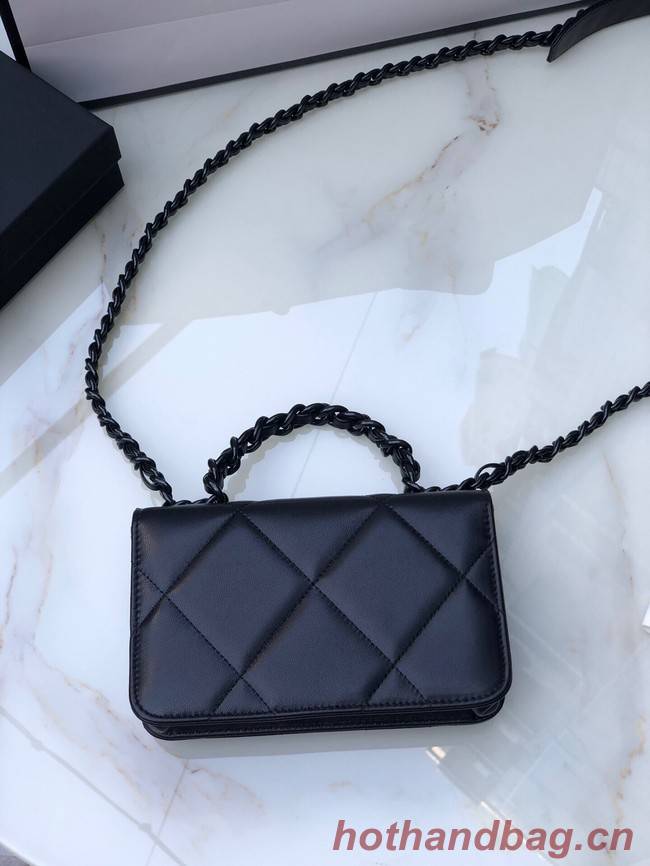 Chanel Flap Shoulder Bag mini Original leather AS0957 black