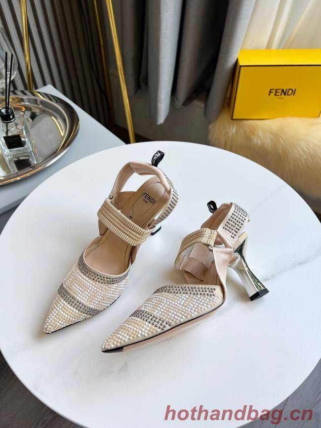 Fendi Shoes 91043-4 Heel height 8CM