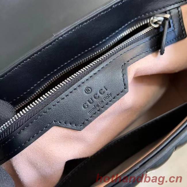 Gucci GG Marmont small top handle bag 498110 black