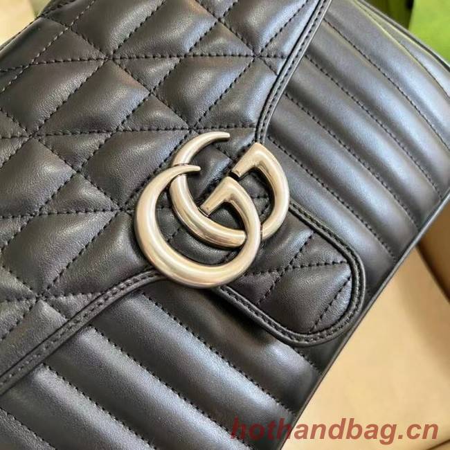 Gucci GG Marmont small top handle bag 498110 black