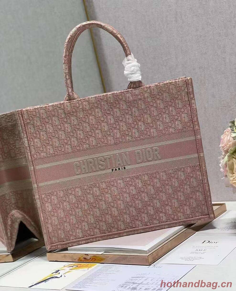 DIOR BOOK TOTE Embroidery C1286-3 pink