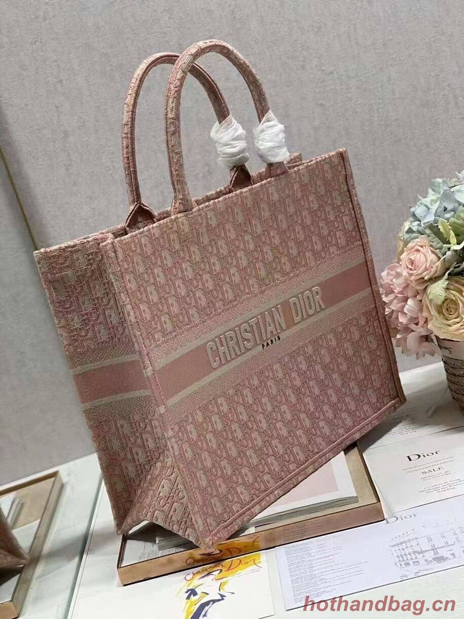 DIOR BOOK TOTE Embroidery C1286-3 pink