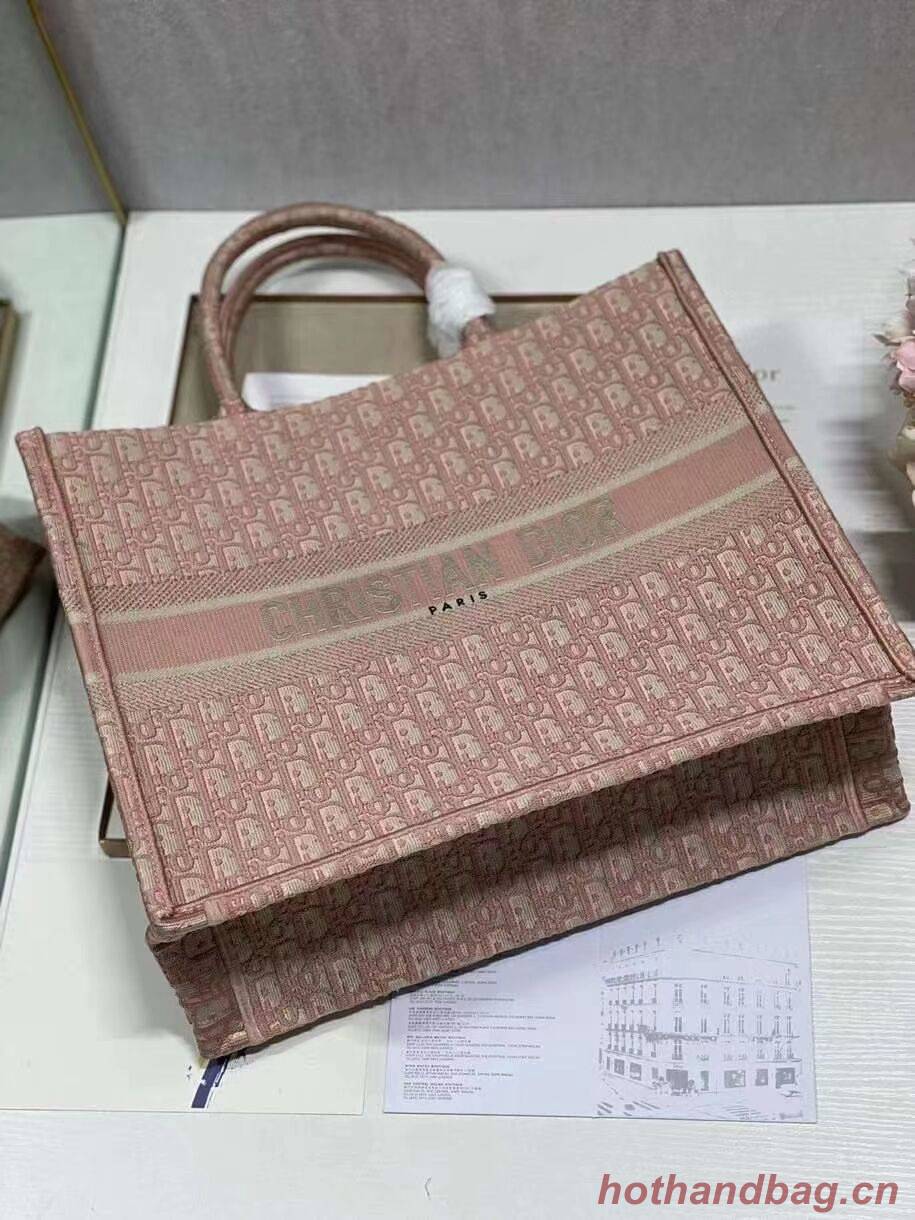 DIOR BOOK TOTE Embroidery C1286-3 pink