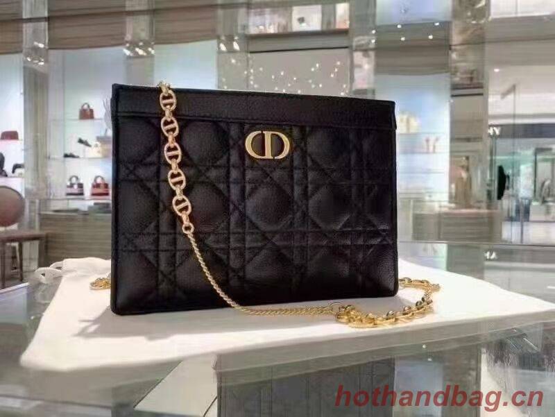 DIOR MINI BOBBY BAG Gradient Cannage Lambskin C4106 black