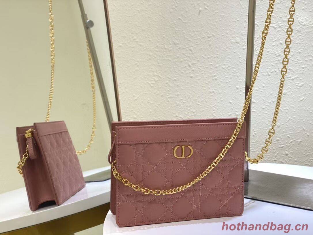 DIOR MINI BOBBY BAG Gradient Cannage Lambskin C4106 pink