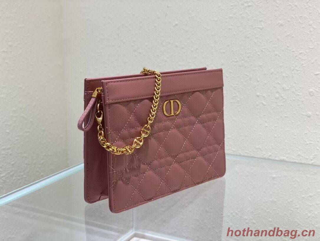 DIOR MINI BOBBY BAG Gradient Cannage Lambskin C4106 pink