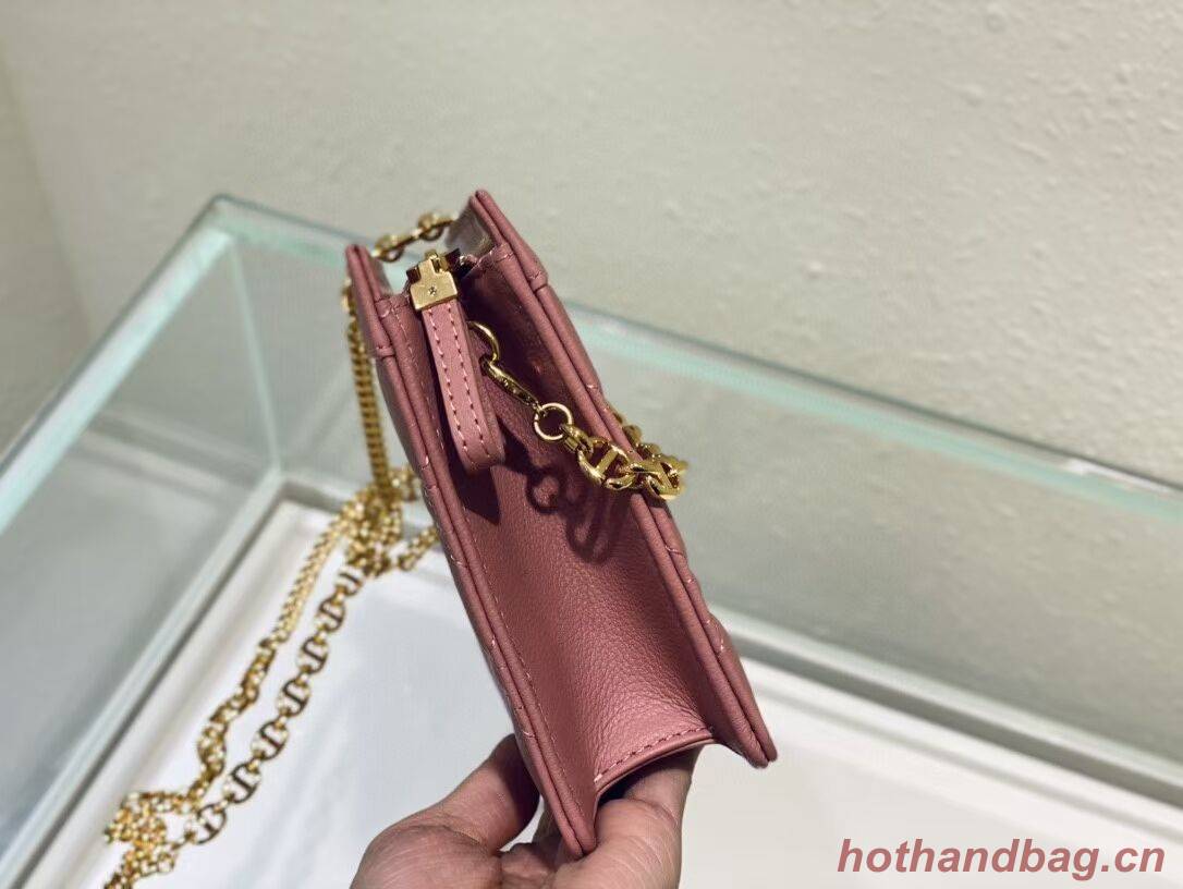 DIOR MINI BOBBY BAG Gradient Cannage Lambskin C4106 pink