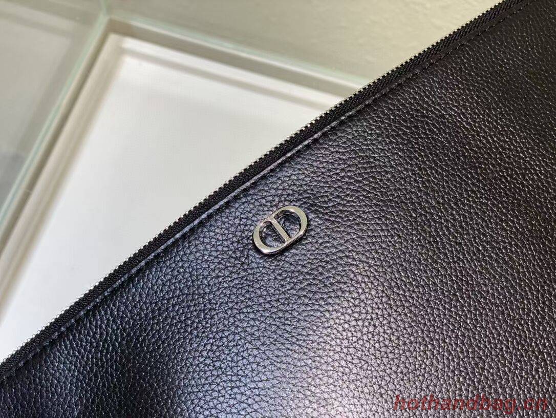 Dior Lambskin Cluth Bag C6112 Black