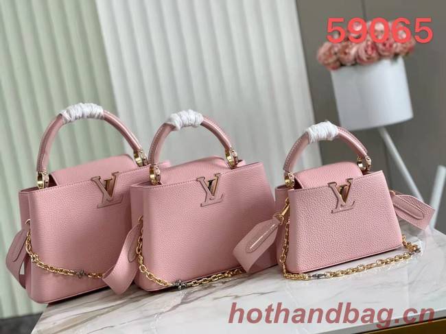 Louis Vuitton CAPUCINES BB M48865 pink