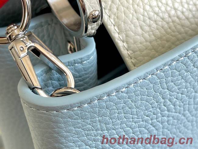 Louis Vuitton CAPUCINES BB M48865 sky blue&white