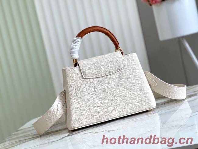 Louis Vuitton CAPUCINES BB M48865 white&brown