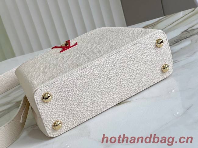 Louis Vuitton CAPUCINES BB M48865 white&brown