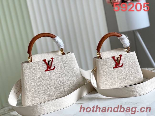 Louis Vuitton CAPUCINES BB M48865 white&brown