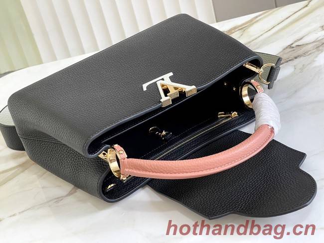 Louis Vuitton CAPUCINES BB M56904 black&pink