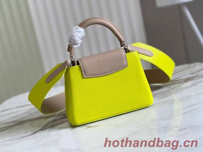 Louis Vuitton CAPUCINES MINI M59205 Lemon&light gray