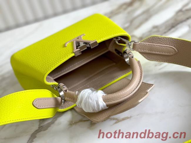 Louis Vuitton CAPUCINES MINI M59205 Lemon&light gray