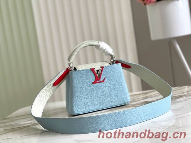 Louis Vuitton CAPUCINES MINI M59205 blue&white