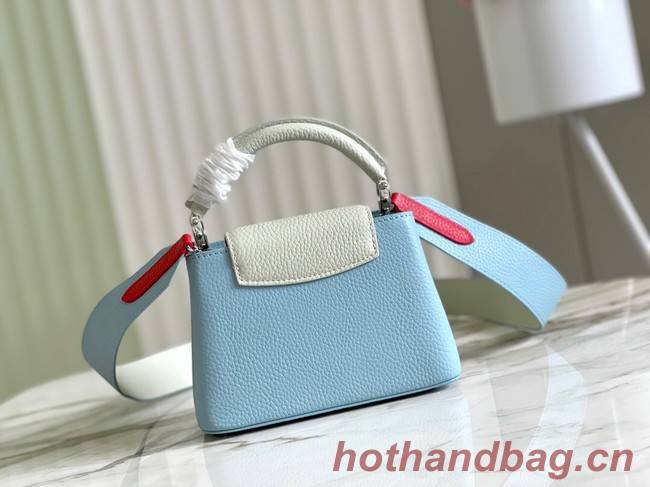 Louis Vuitton CAPUCINES MINI M59205 blue&white