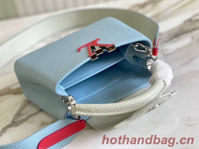 Louis Vuitton CAPUCINES MINI M59205 blue&white