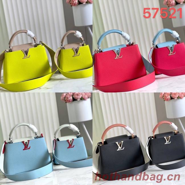 Louis Vuitton CAPUCINES MINI M59205 red&sky blue