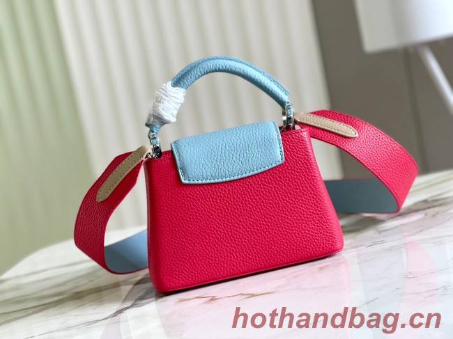 Louis Vuitton CAPUCINES MINI M59205 red&sky blue