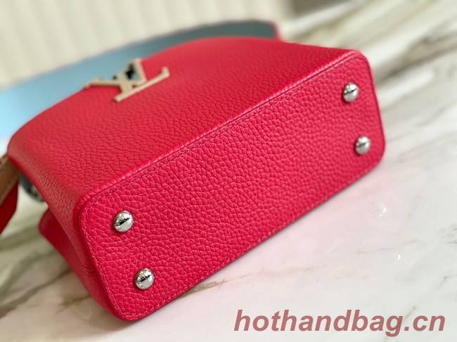 Louis Vuitton CAPUCINES MINI M59205 red&sky blue