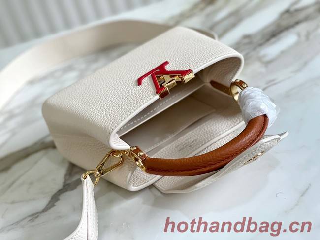 Louis Vuitton CAPUCINES MINI M59205 white&brown