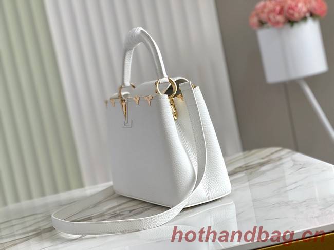 Louis Vuitton CAPUCINES PM M56904 white