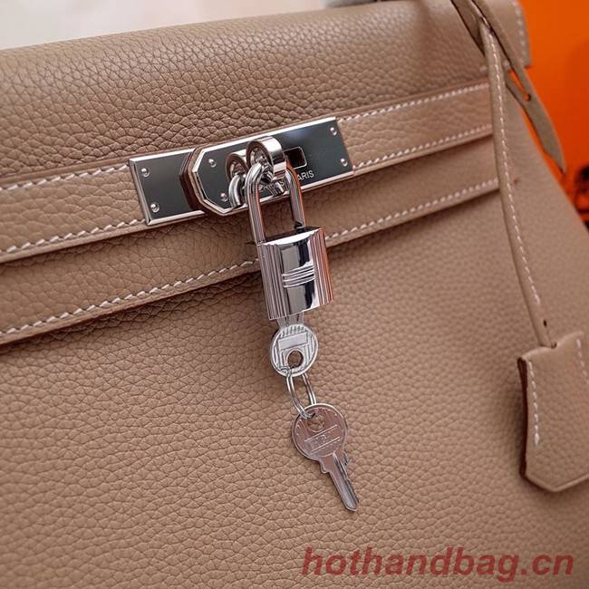 Hermes Kelly Shoulder Bag Original TOGO Leather KY3255 apricot